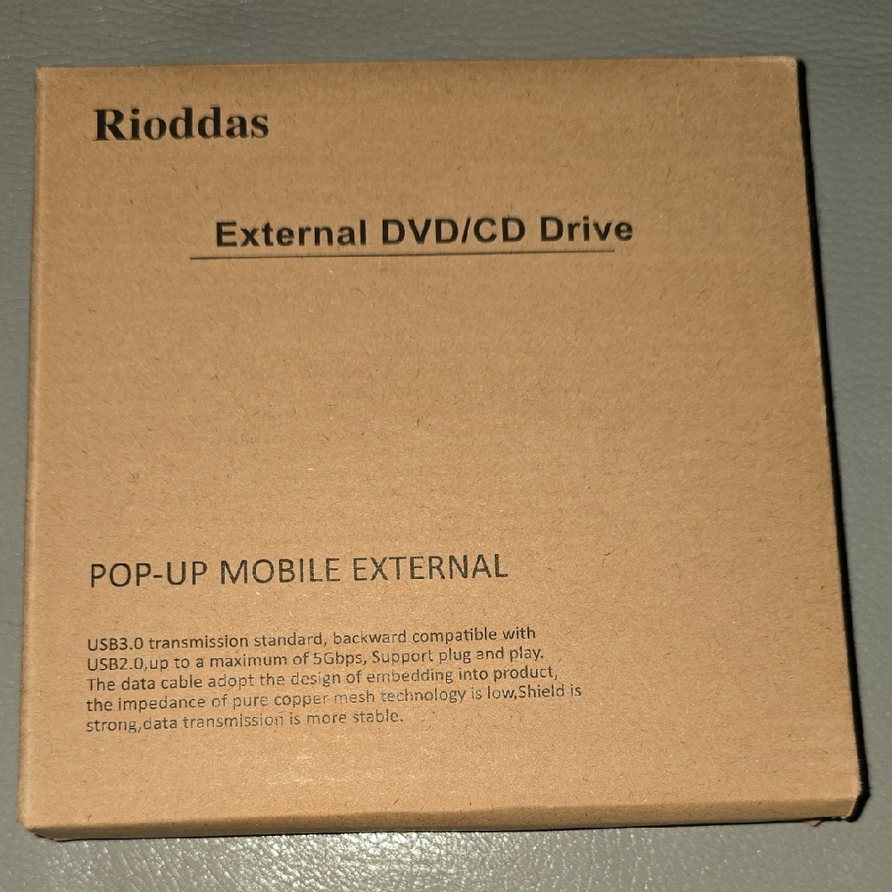 External DVD/CD Drive - Black